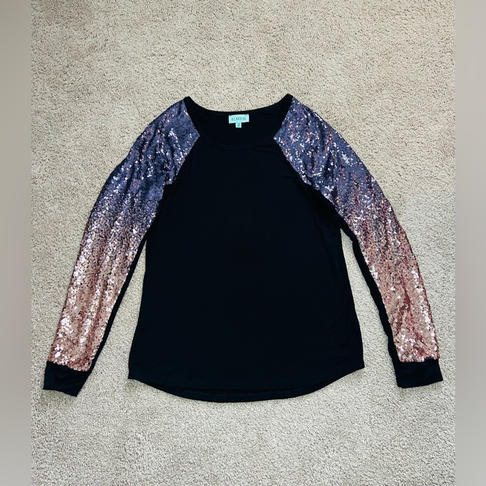 Sparkly Sleeves Top
